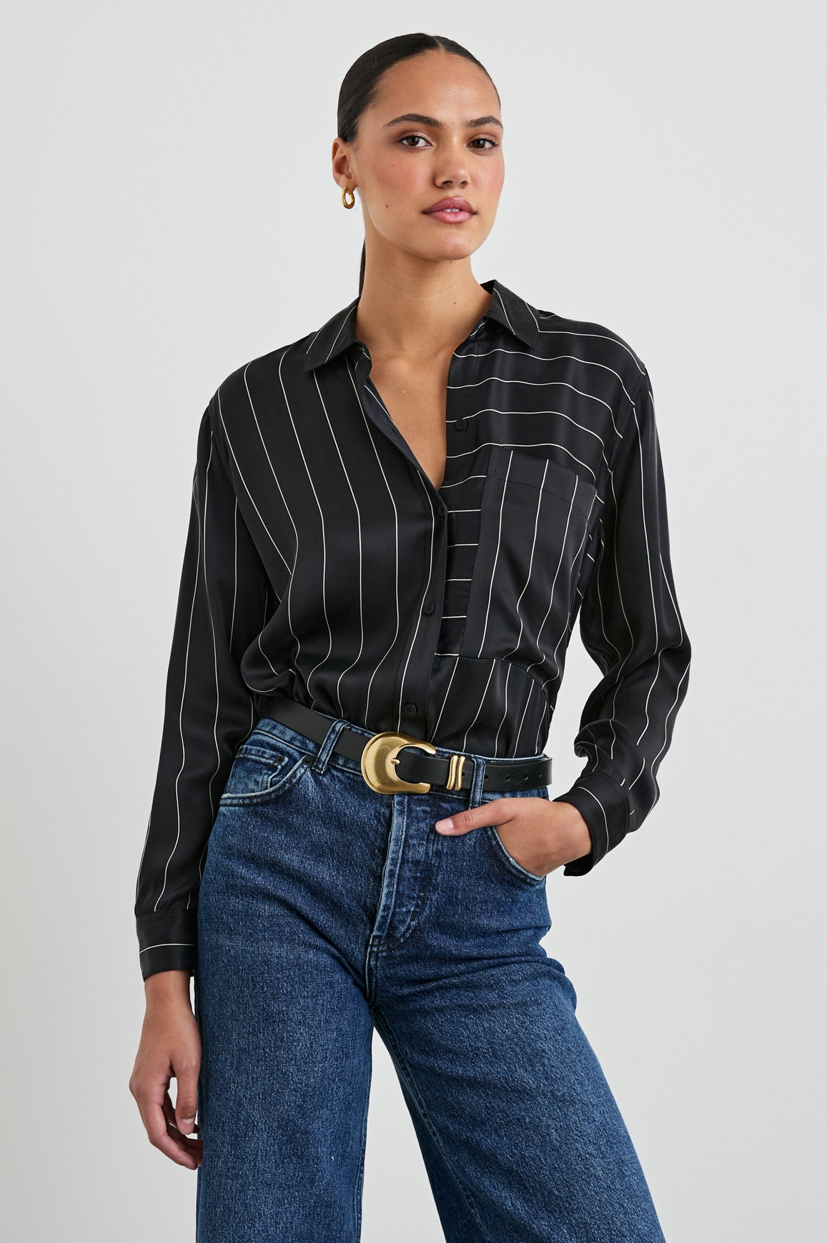 SPENCER SHIRT - INK STRIPE