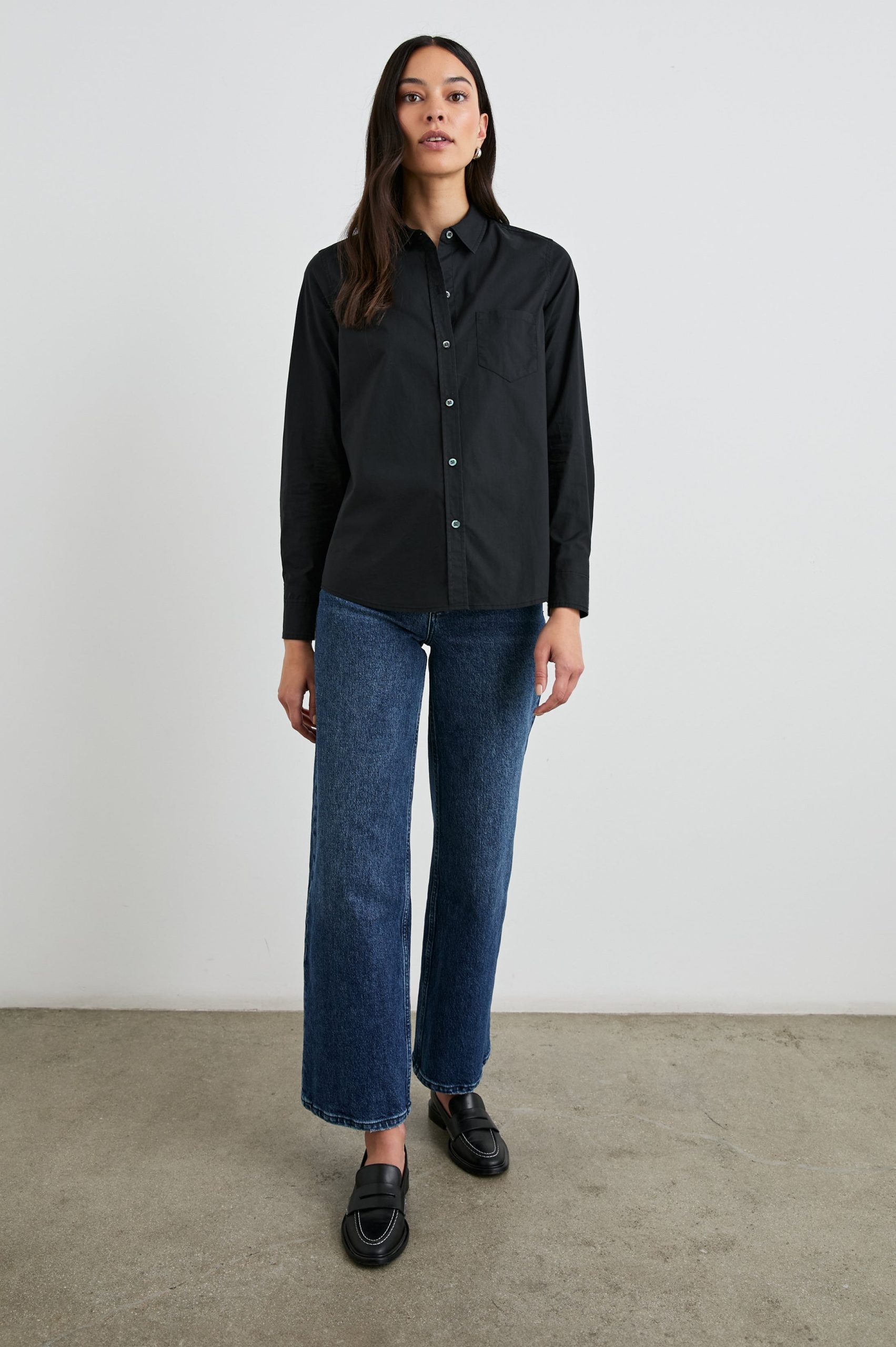 STINA SHIRT - BLACK - Image 5