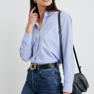 STINA SHIRT - OXFORD WHITE STRIPE