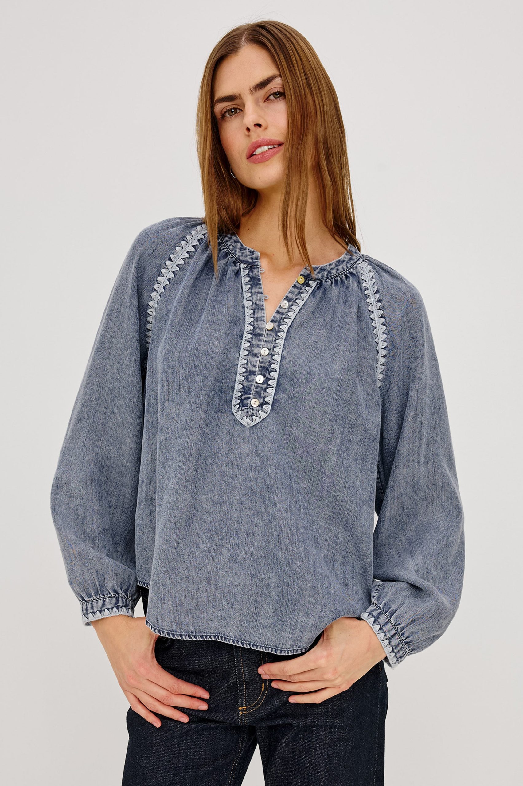 TALI SHIRT - BLUE RIDGE