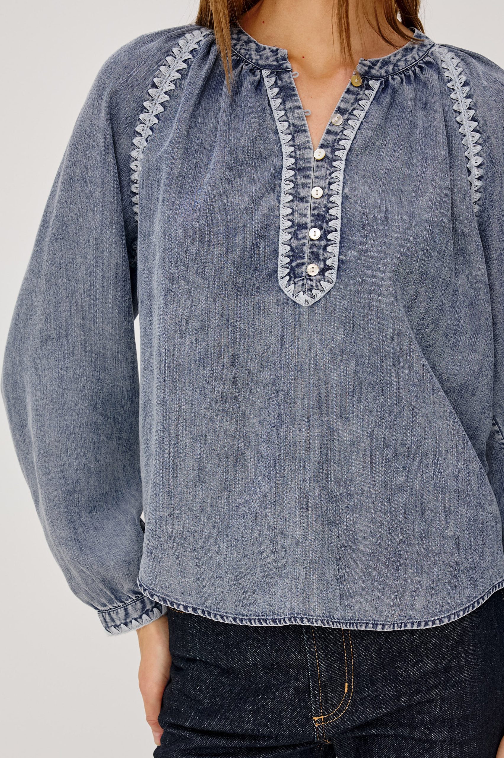 TALI SHIRT - BLUE RIDGE - Image 2