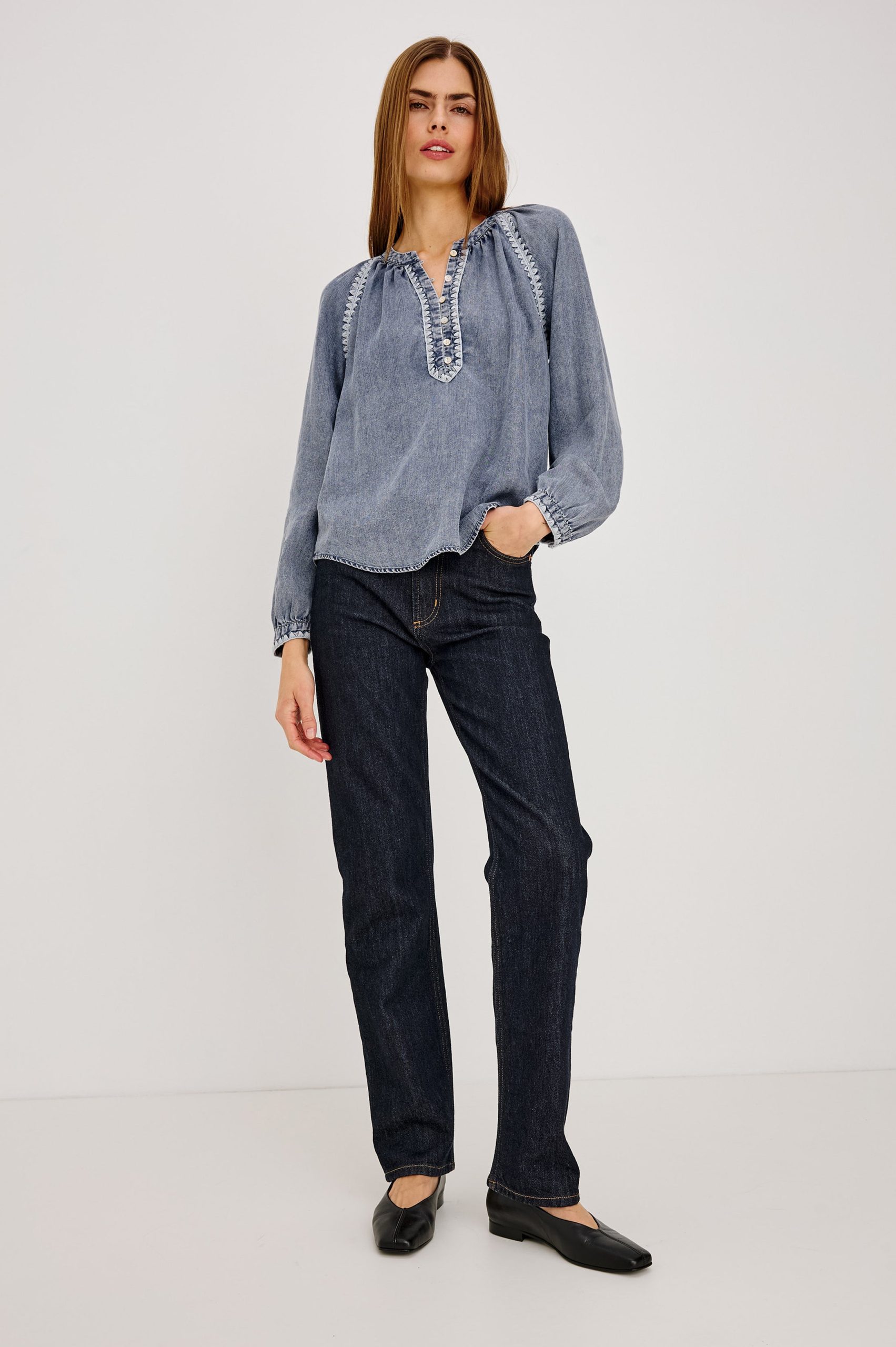 TALI SHIRT - BLUE RIDGE - Image 3