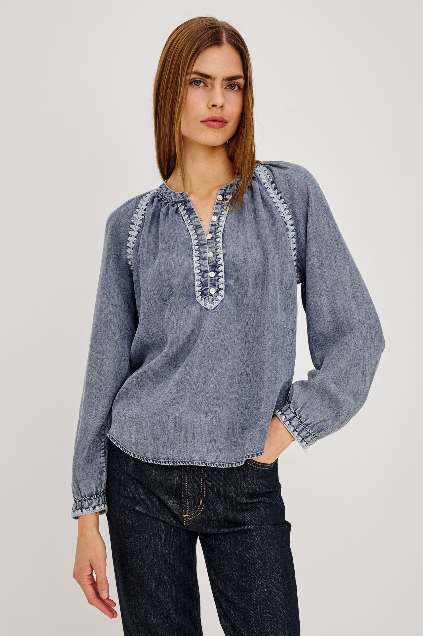 TALI SHIRT - BLUE RIDGE - Image 4