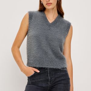 TALLI VEST - HEATHER CHARCOAL