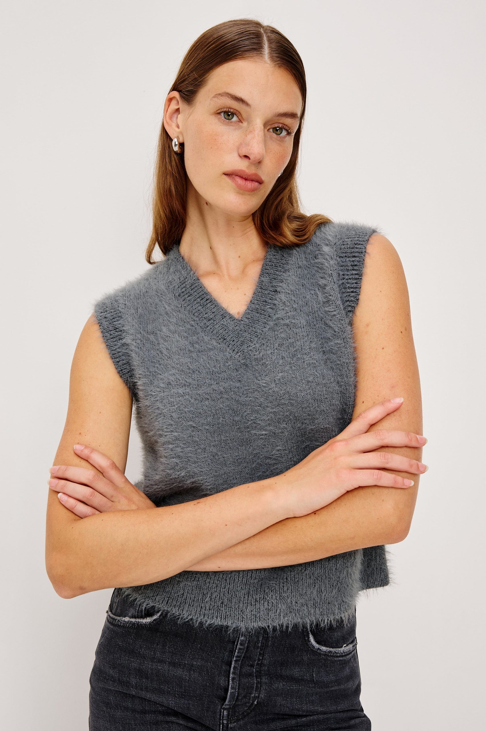 TALLI VEST - HEATHER CHARCOAL - Image 3