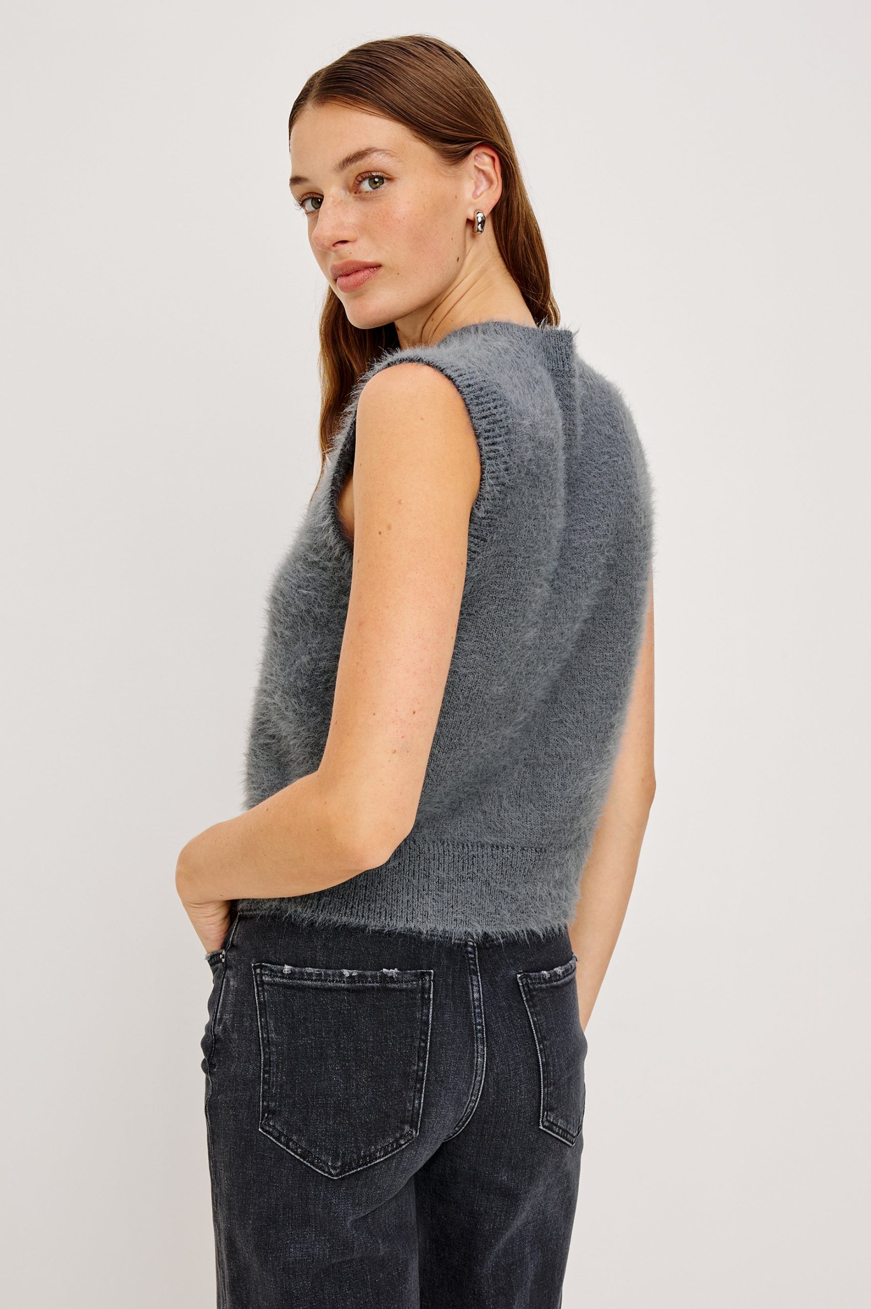 TALLI VEST - HEATHER CHARCOAL - Image 5