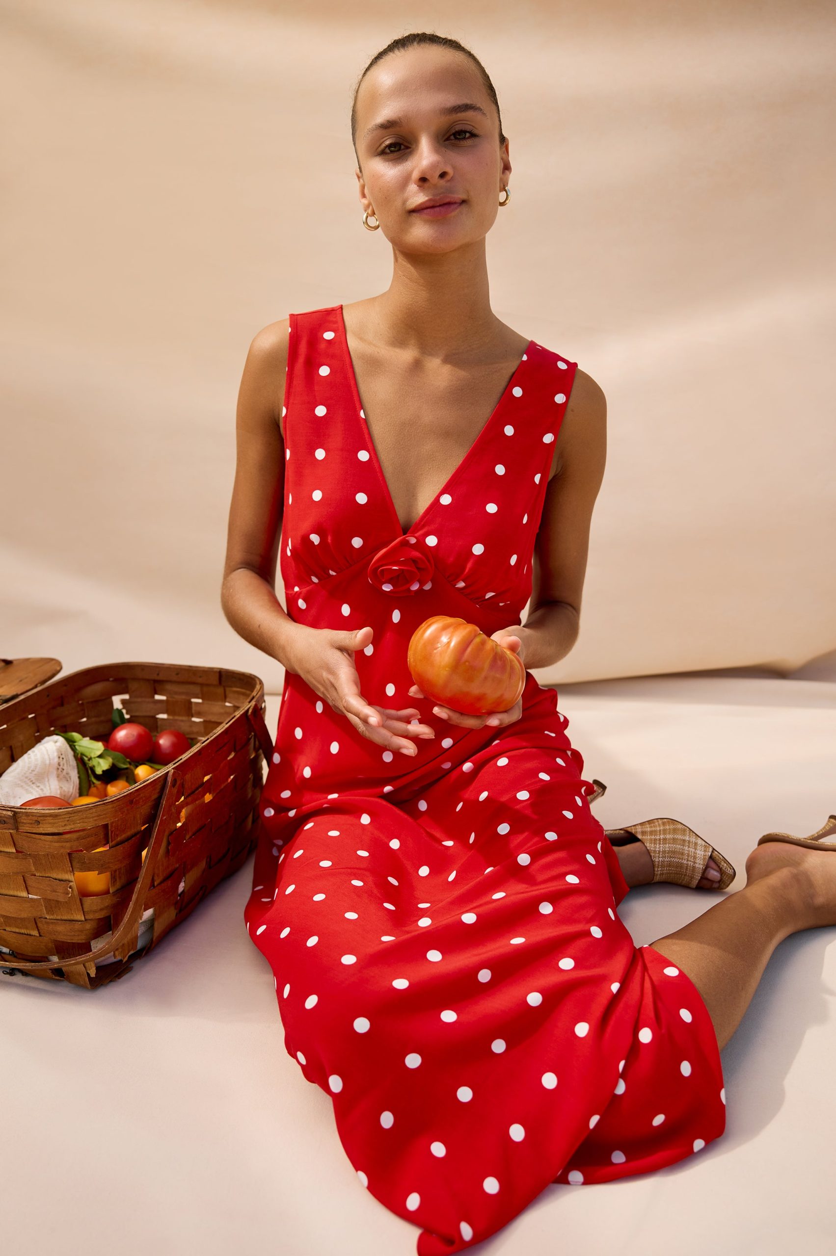 RAILS X GIADZY TERENA DRESS - ROSSA - Image 4
