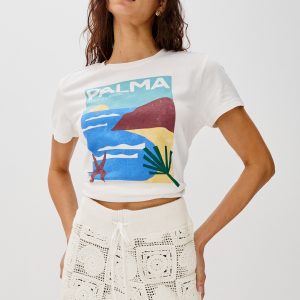 RAILS X LSPACE CLASSIC CREW NECK T-SHIRT - PALMA