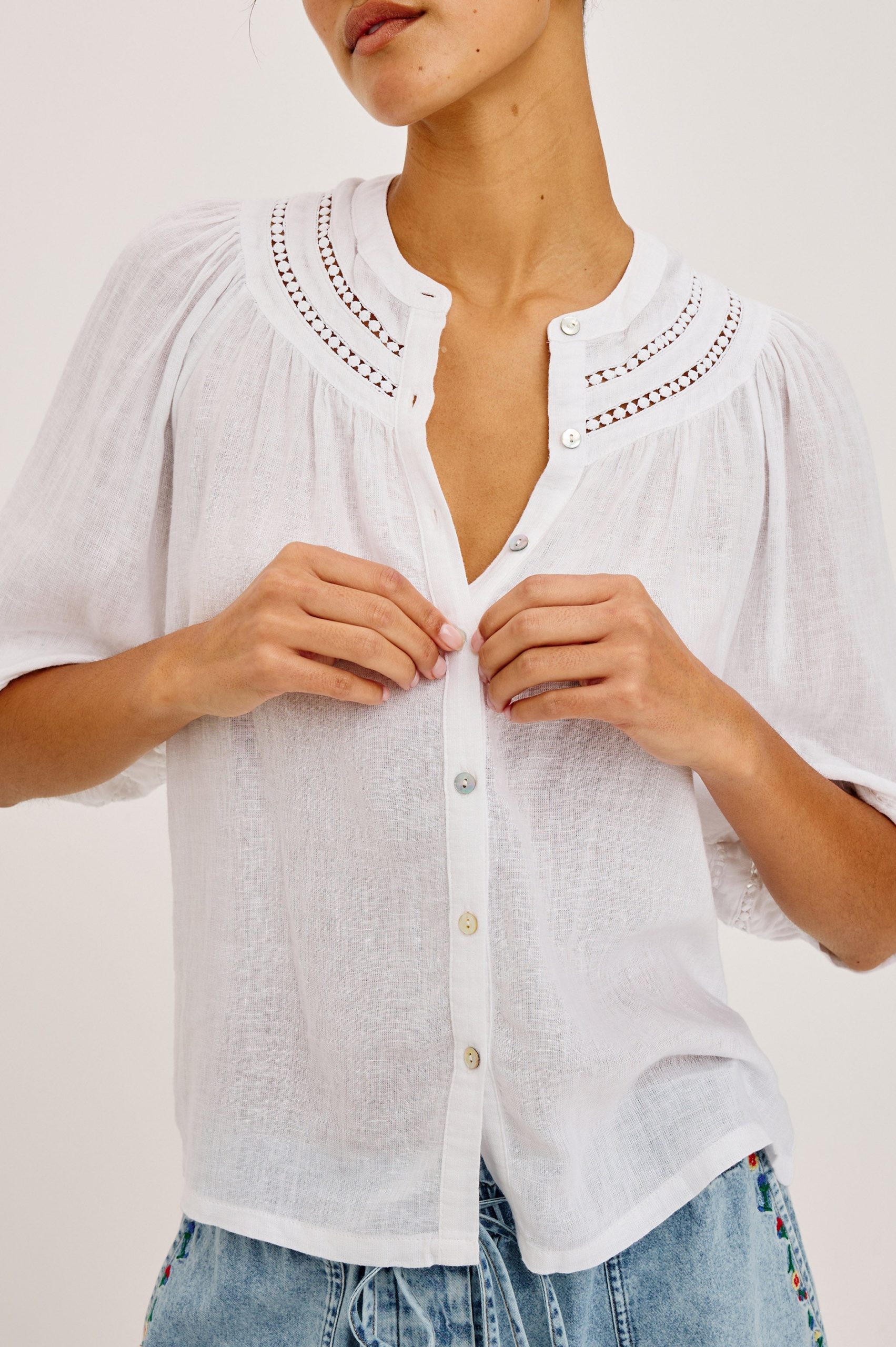 THEIA SHIRT - WHITE - Image 2