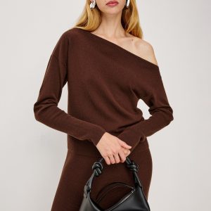 TIANNA SWEATER - BORDEAUX