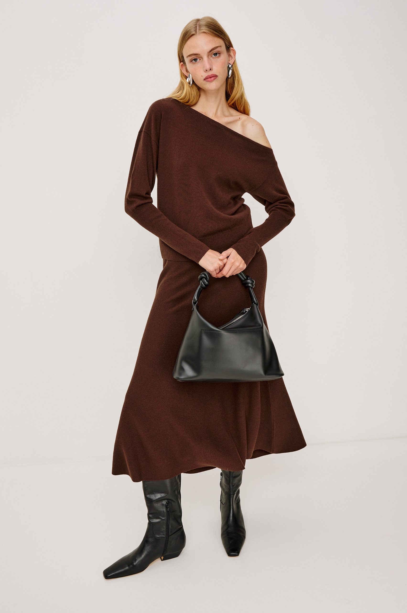 TIANNA SWEATER - BORDEAUX - Image 3
