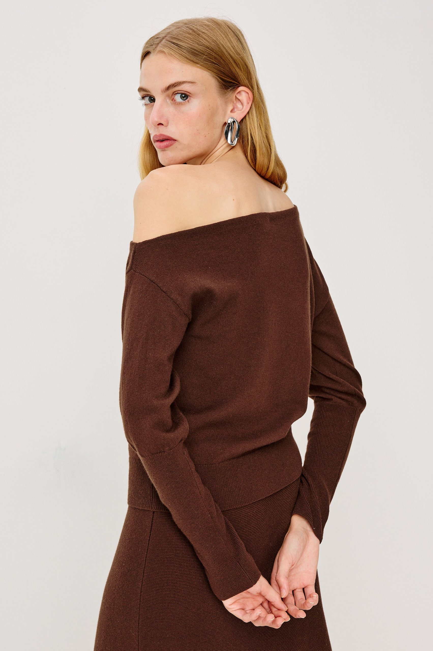 TIANNA SWEATER - BORDEAUX - Image 5