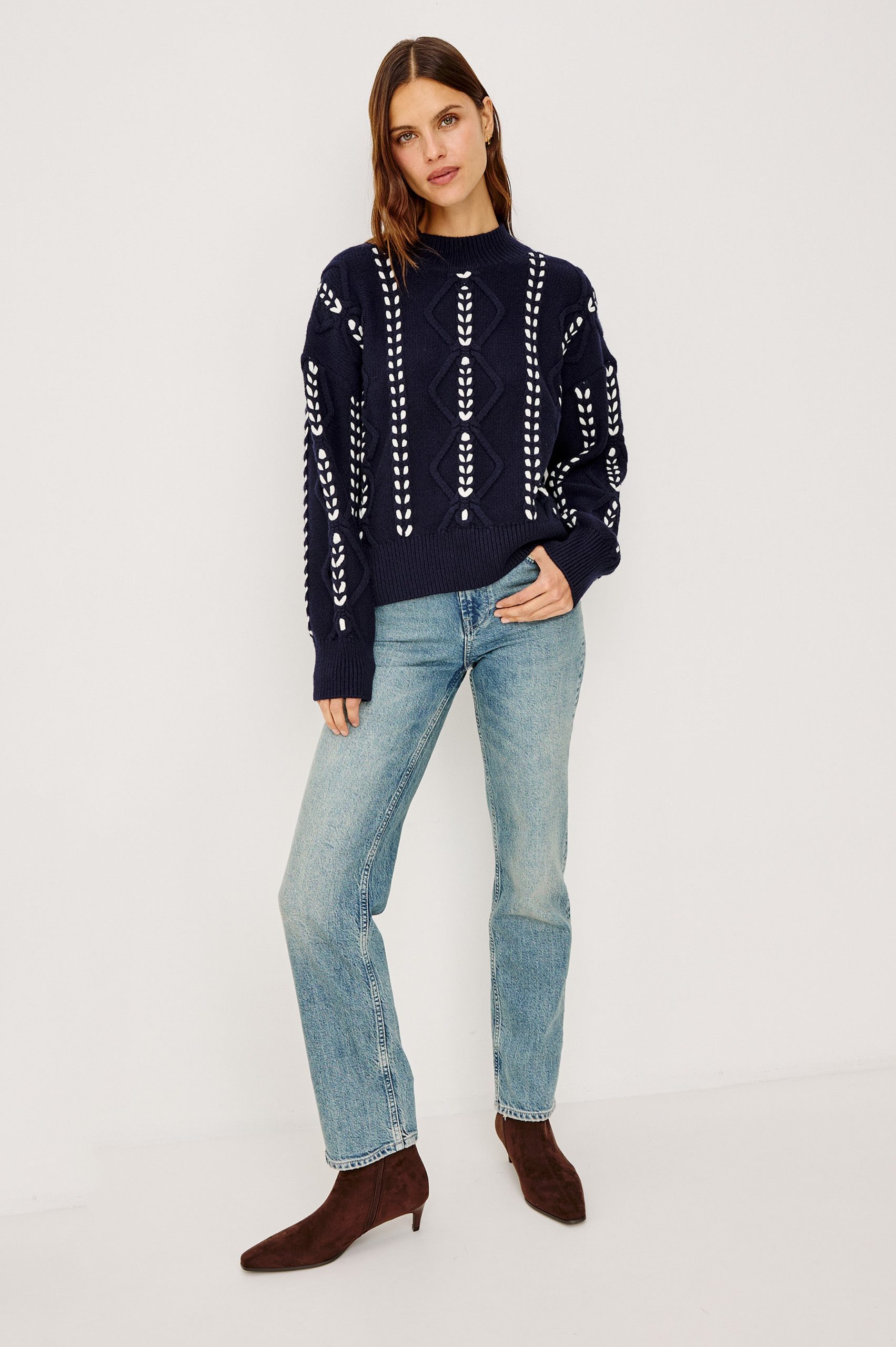 TORI SWEATER - MIDNIGHT - Image 3