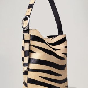TORINO BUCKET BAG - ZEBRA HAIRCALF