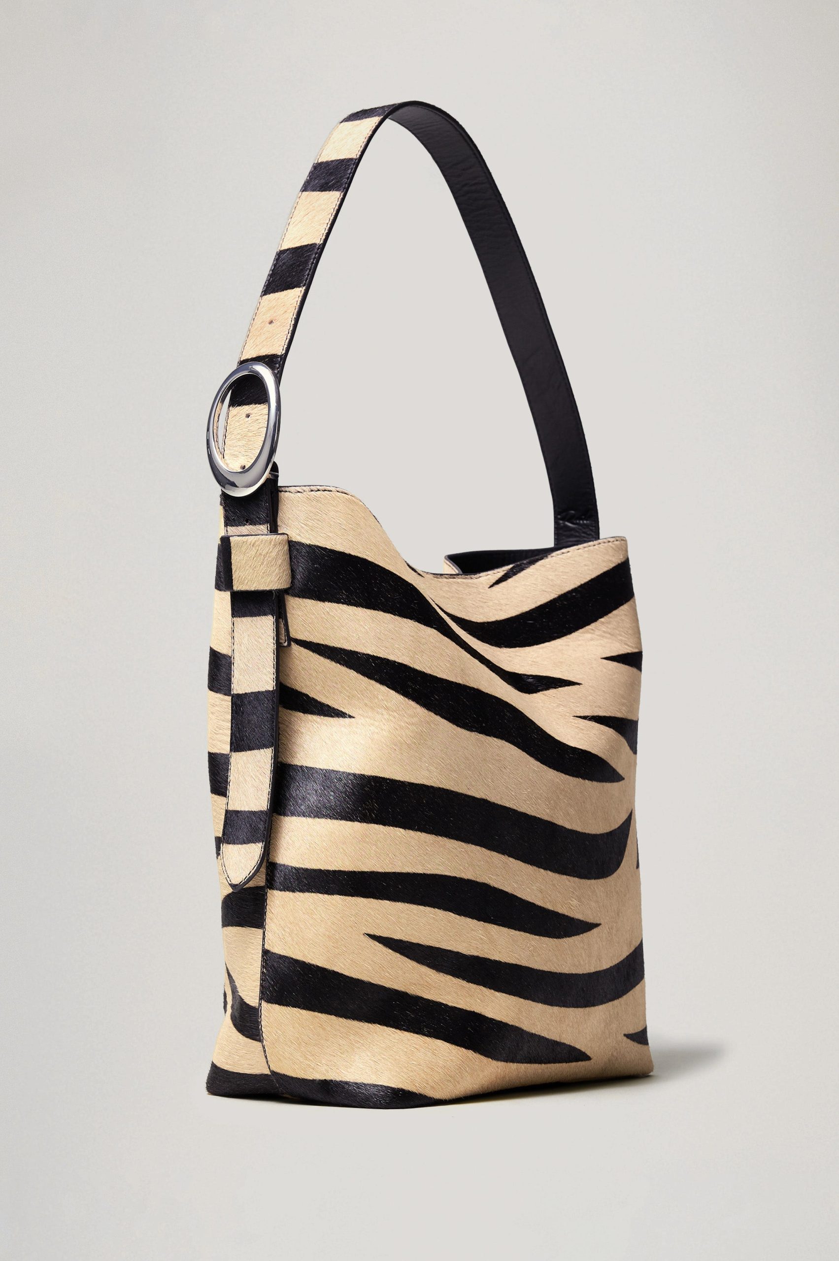 TORINO BUCKET BAG - ZEBRA HAIRCALF