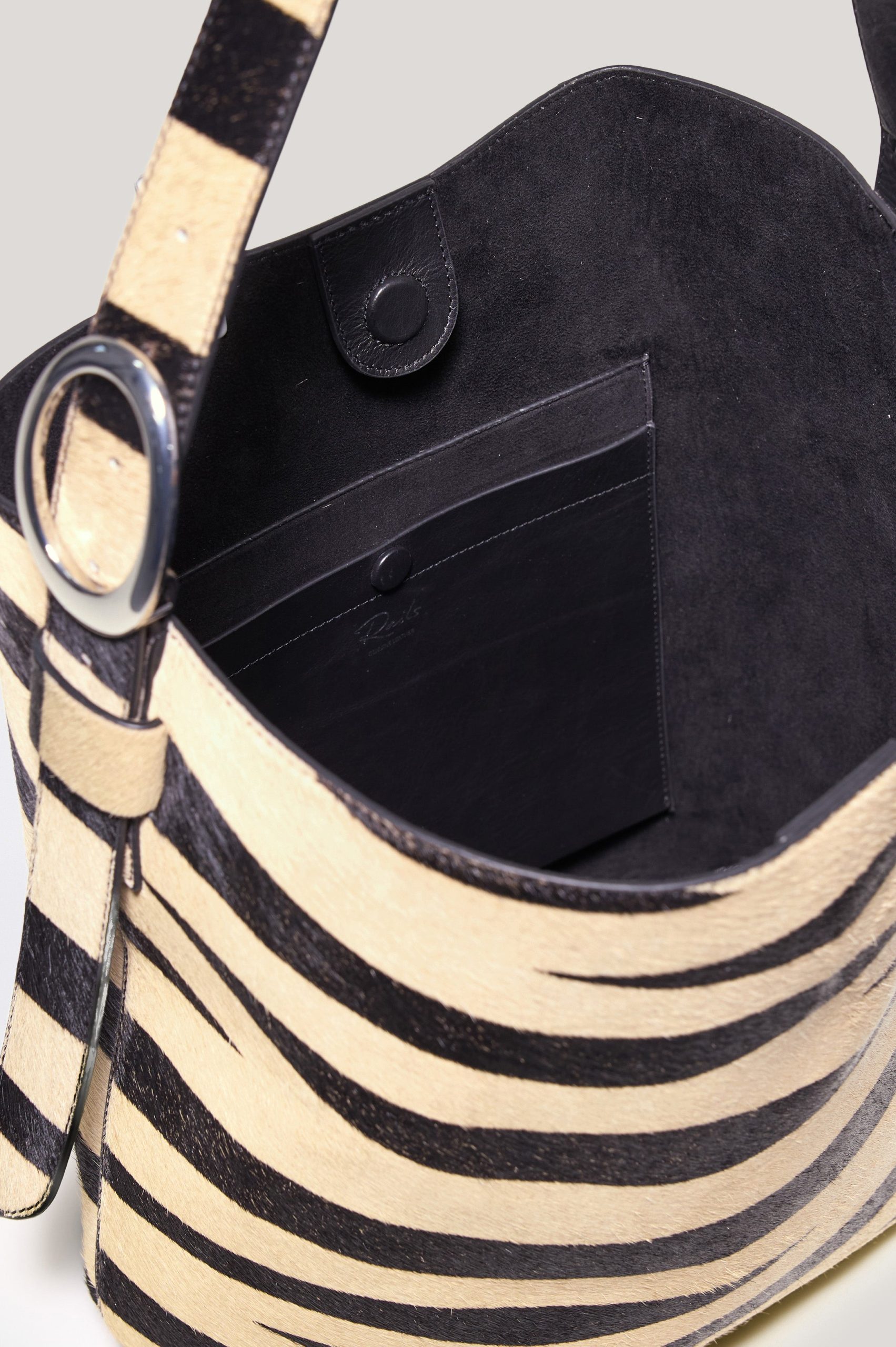 TORINO BUCKET BAG - ZEBRA HAIRCALF - Image 3