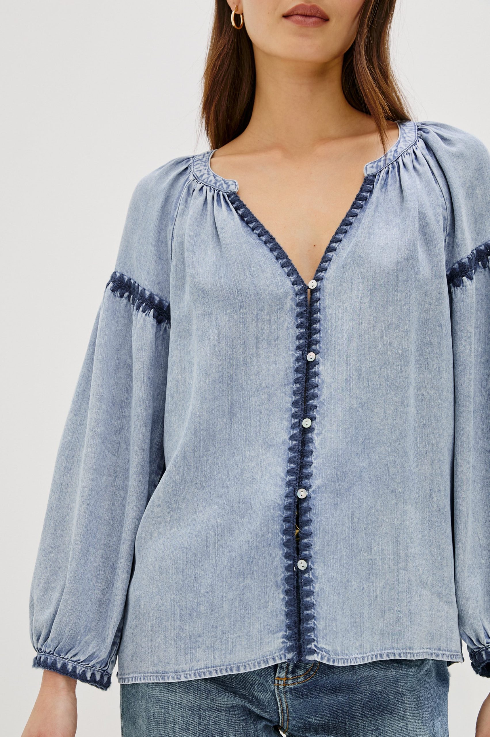TOSHI TOP - MEDIUM CLOUD WASH - Image 2