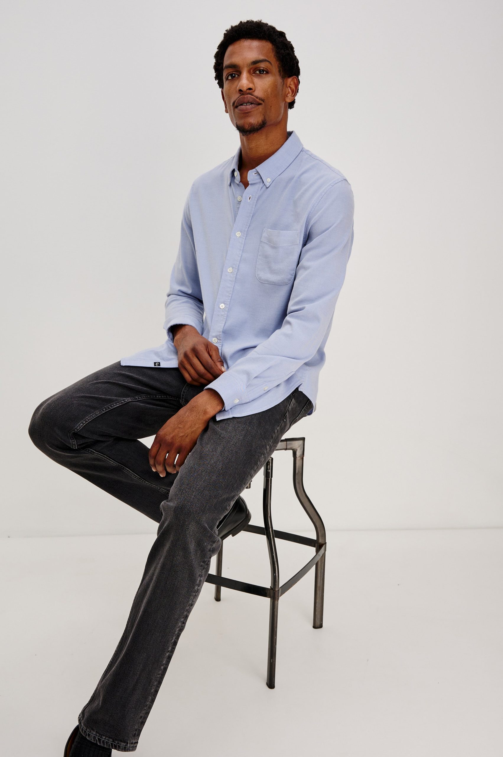 VANCE SHIRT - BLUE OXFORD - Image 4