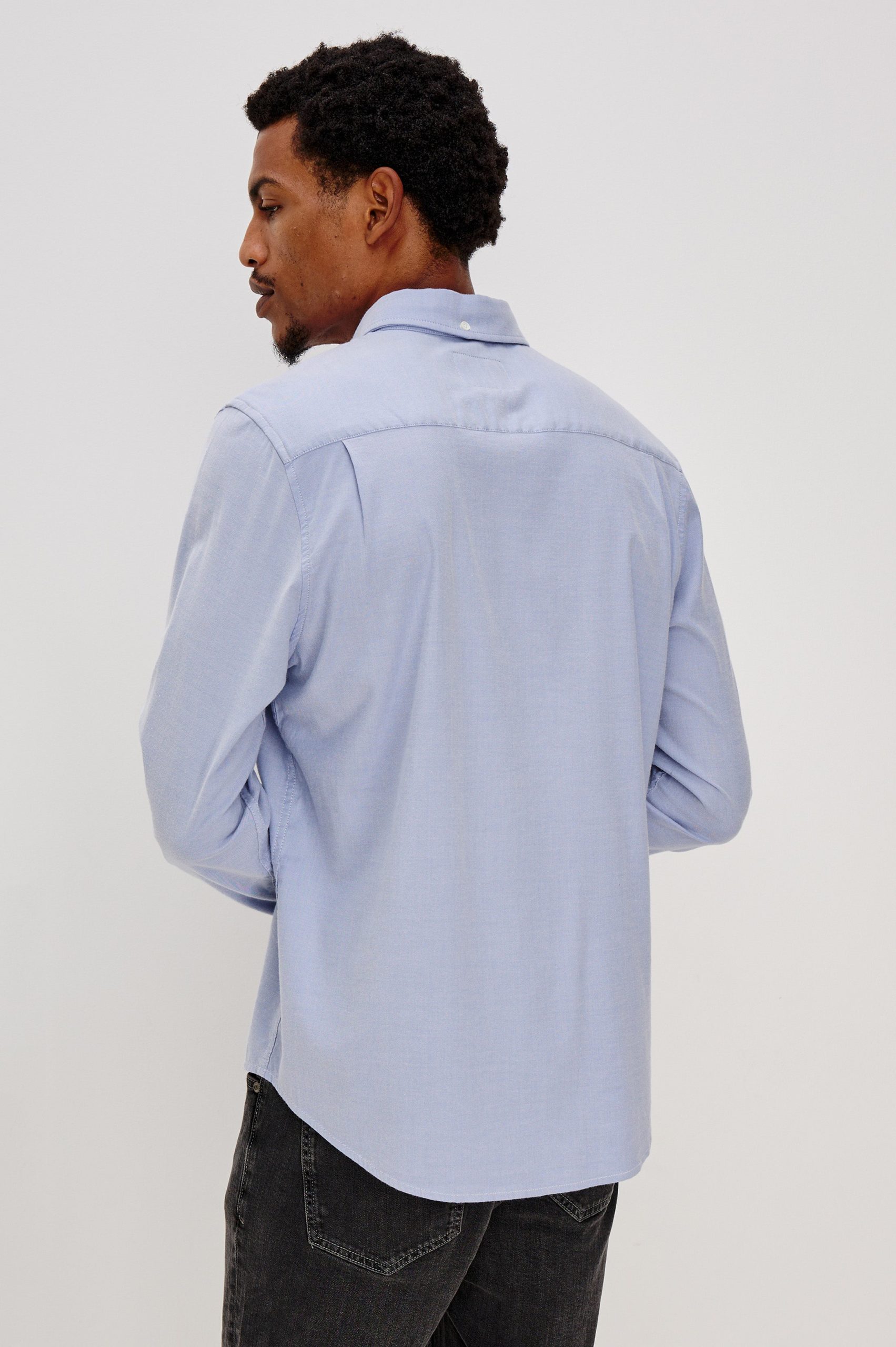 VANCE SHIRT - BLUE OXFORD - Image 5