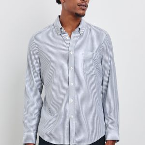 VANCE SHIRT - BLUE WHITE STRIPE