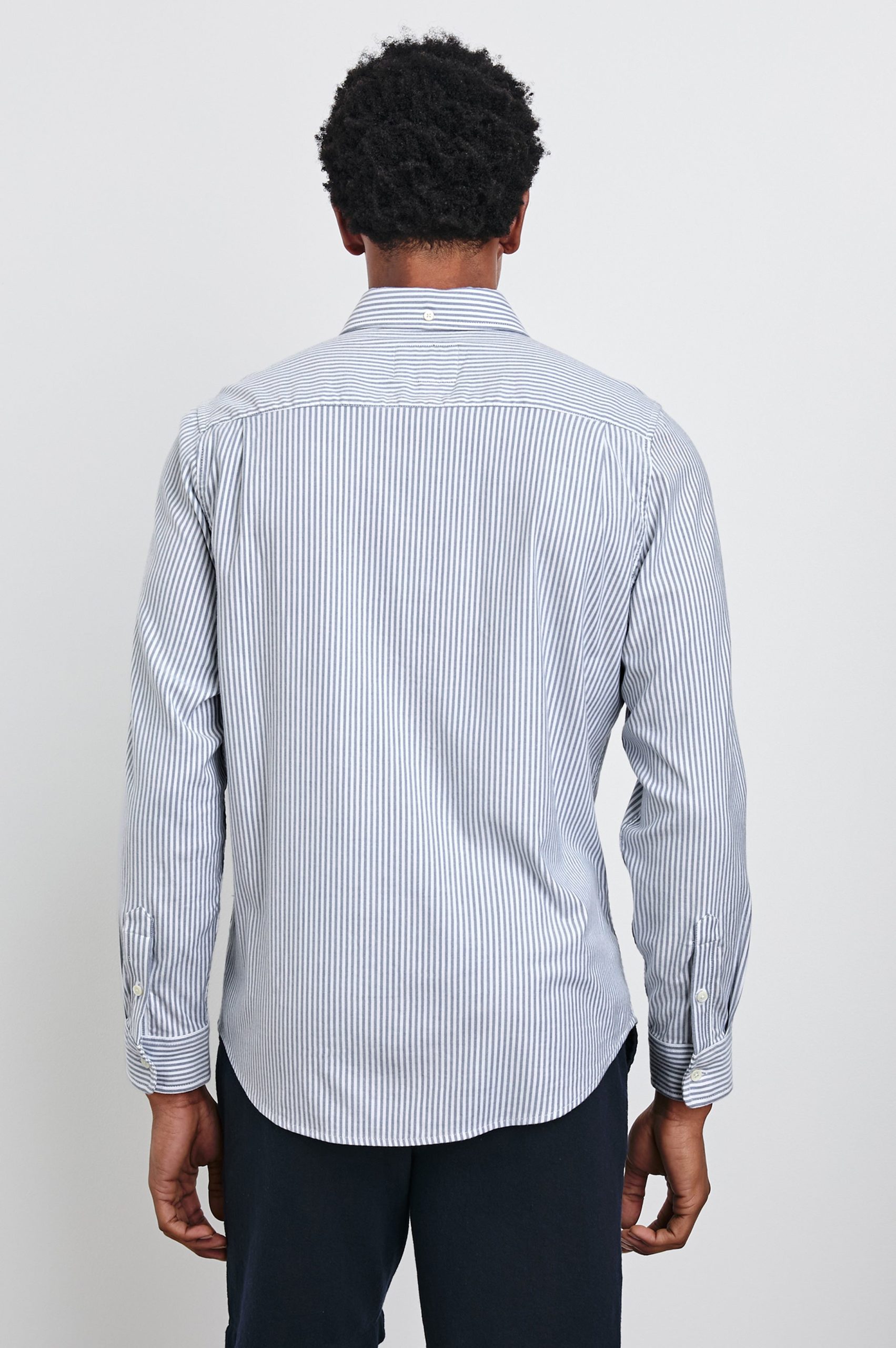 VANCE SHIRT - BLUE WHITE STRIPE - Image 4