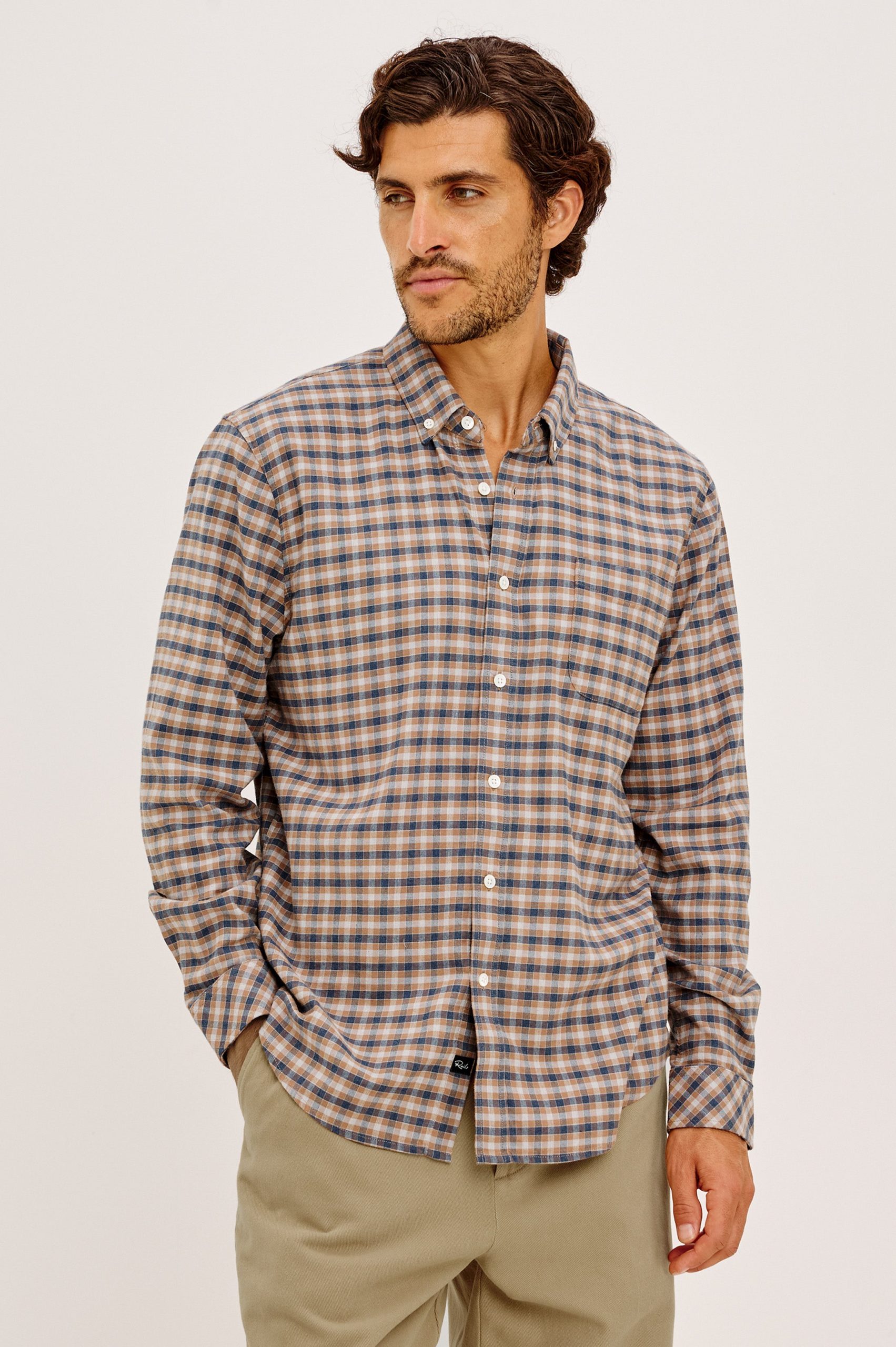 VANCE SHIRT - CEDAR NAVY SILVER