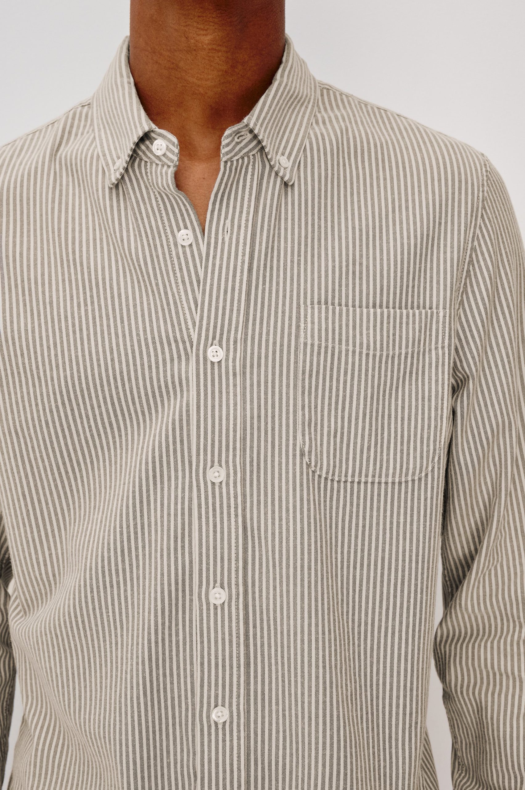 VANCE SHIRT - CEDAR OAT STRIPE - Image 2