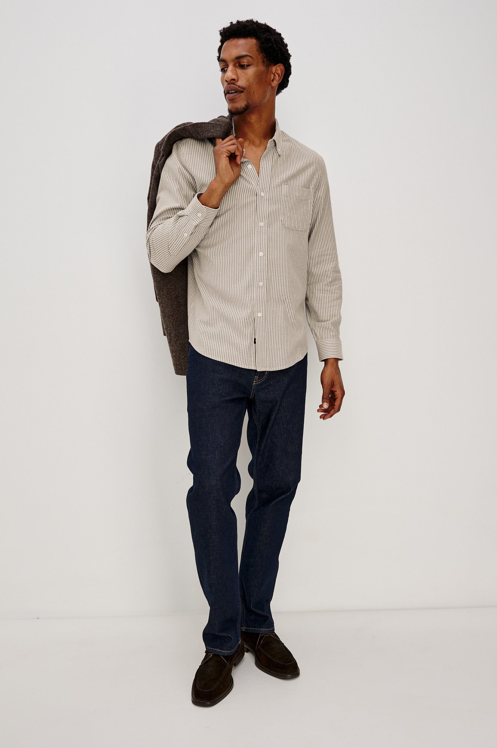 VANCE SHIRT - CEDAR OAT STRIPE - Image 4