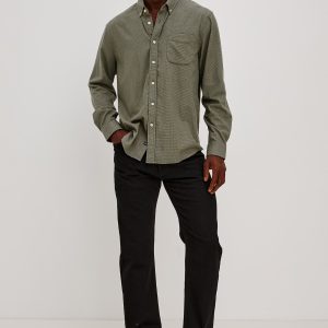 VANCE SHIRT - FOREST HEATHER GRID