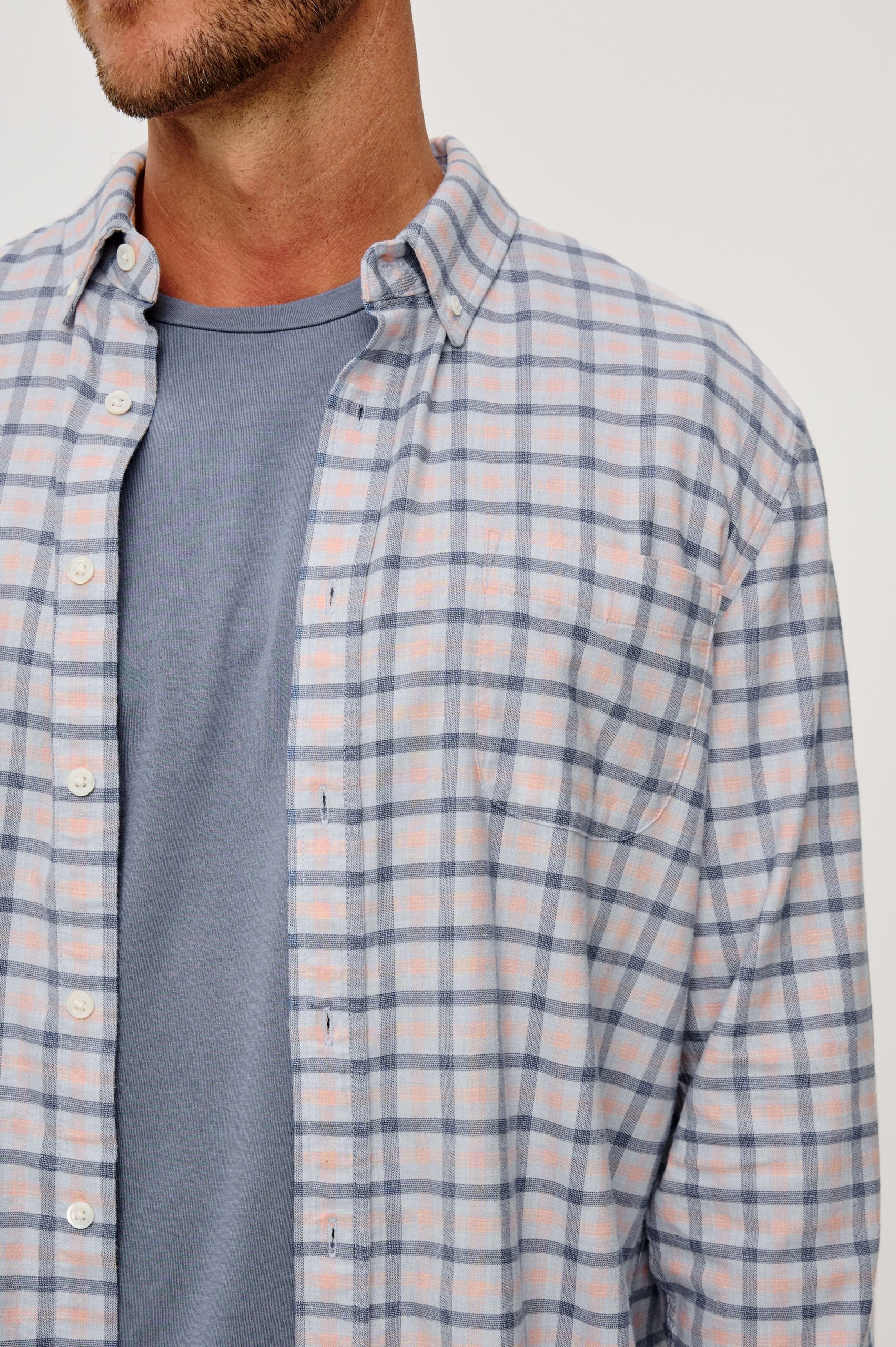 VANCE SHIRT - PEACH SKY - Image 2