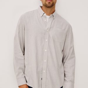 VANCE SHIRT - PEBBLE ROPE STRIPE