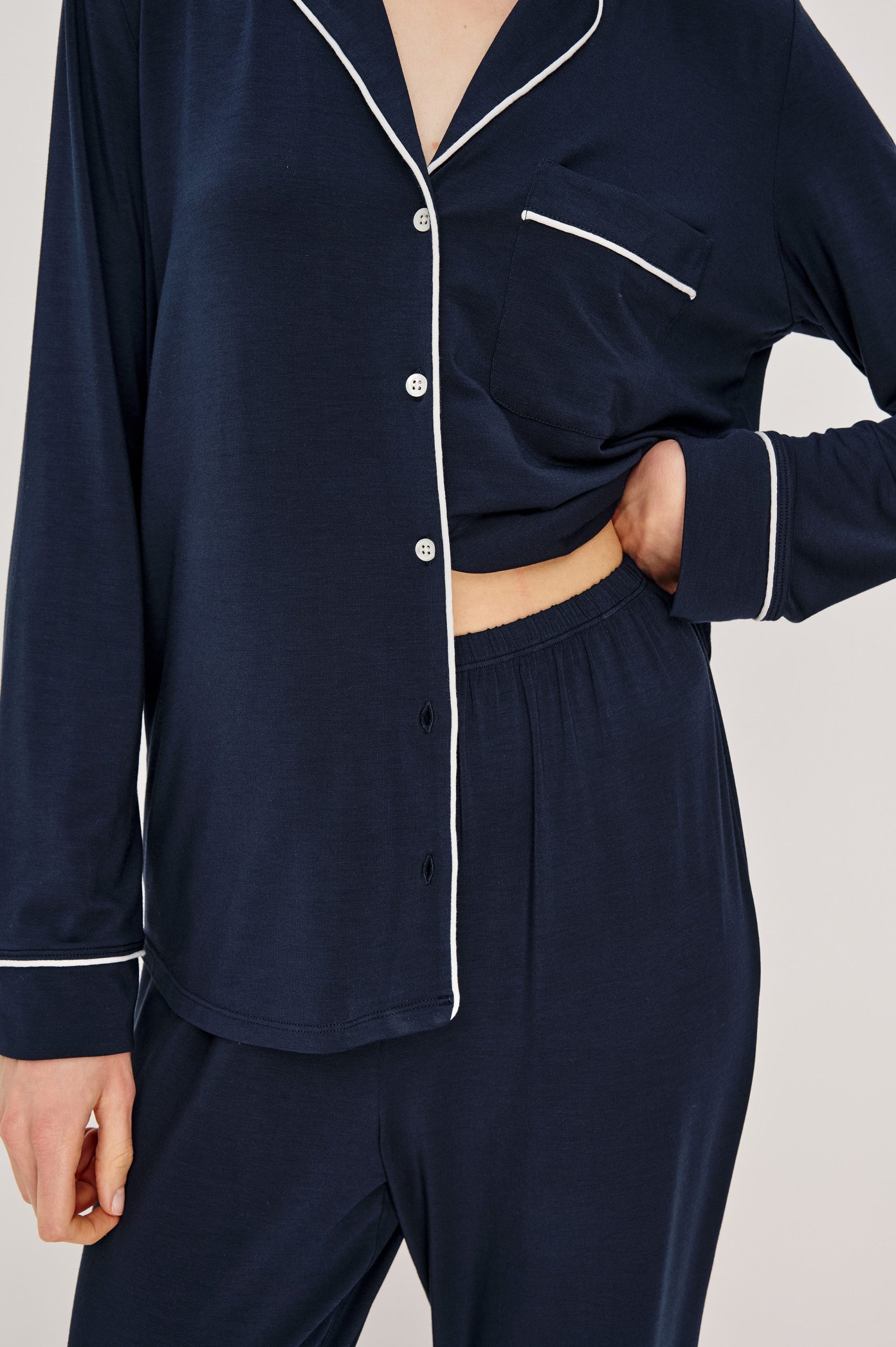 VARRA PAJAMA SET - NAVY - Image 3