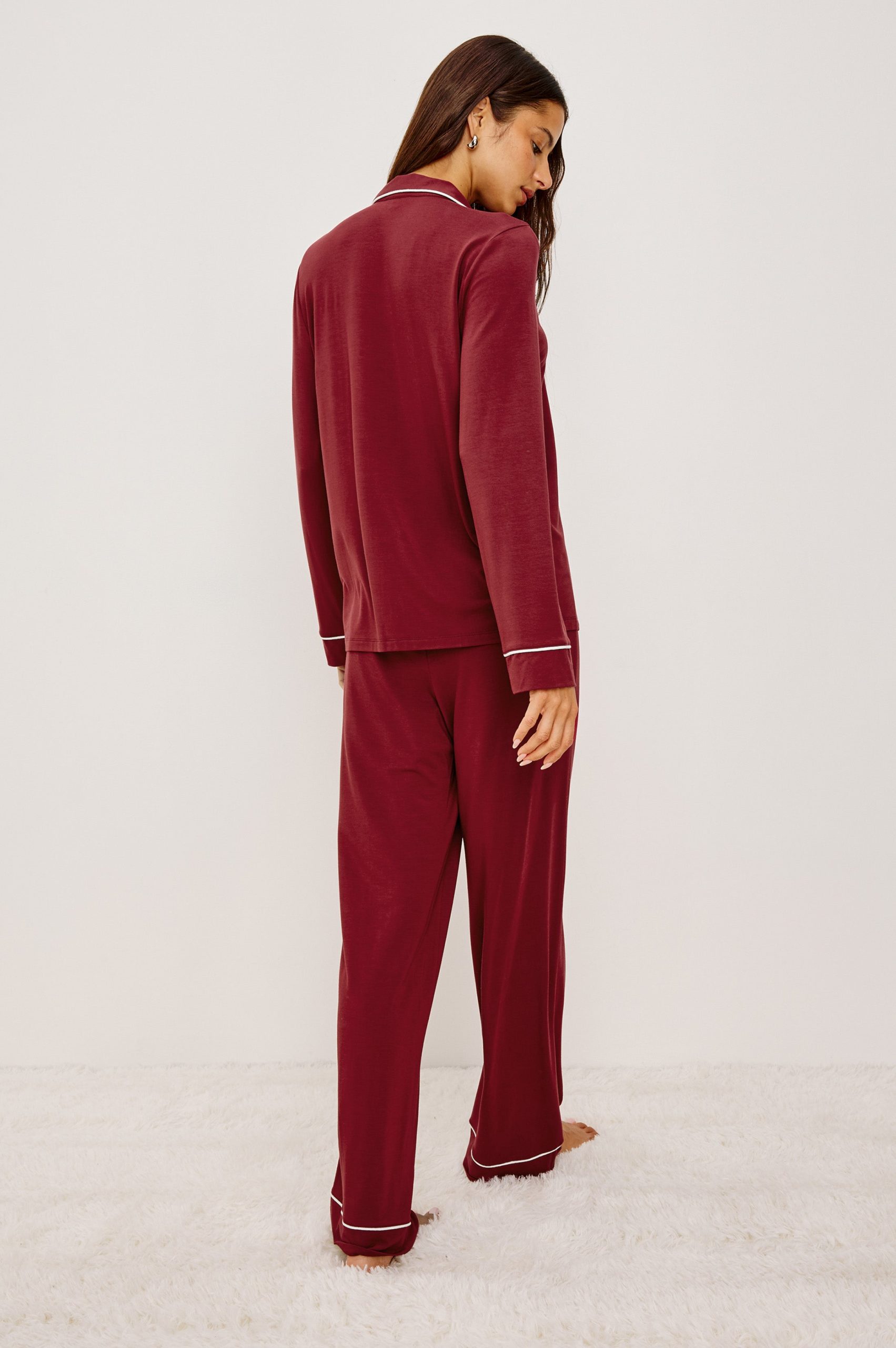VARRA PAJAMA SET - CABERNET - Image 5