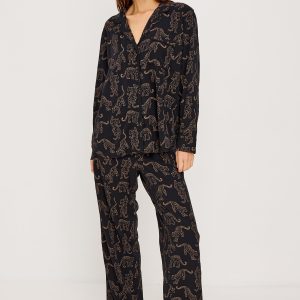 VARRA PAJAMA SET - TAN JAGUARS