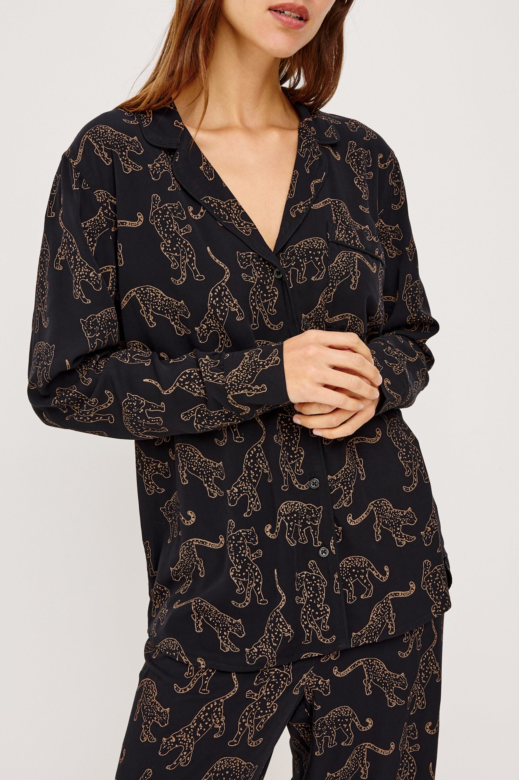 VARRA PAJAMA SET - TAN JAGUARS - Image 3