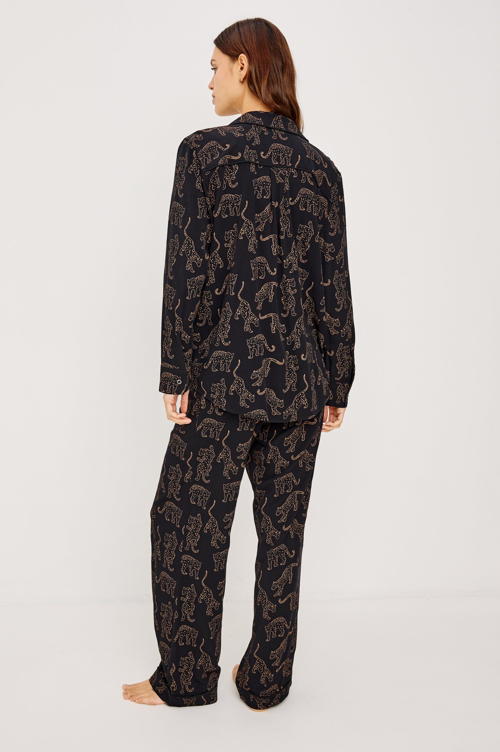 VARRA PAJAMA SET - TAN JAGUARS - Image 6