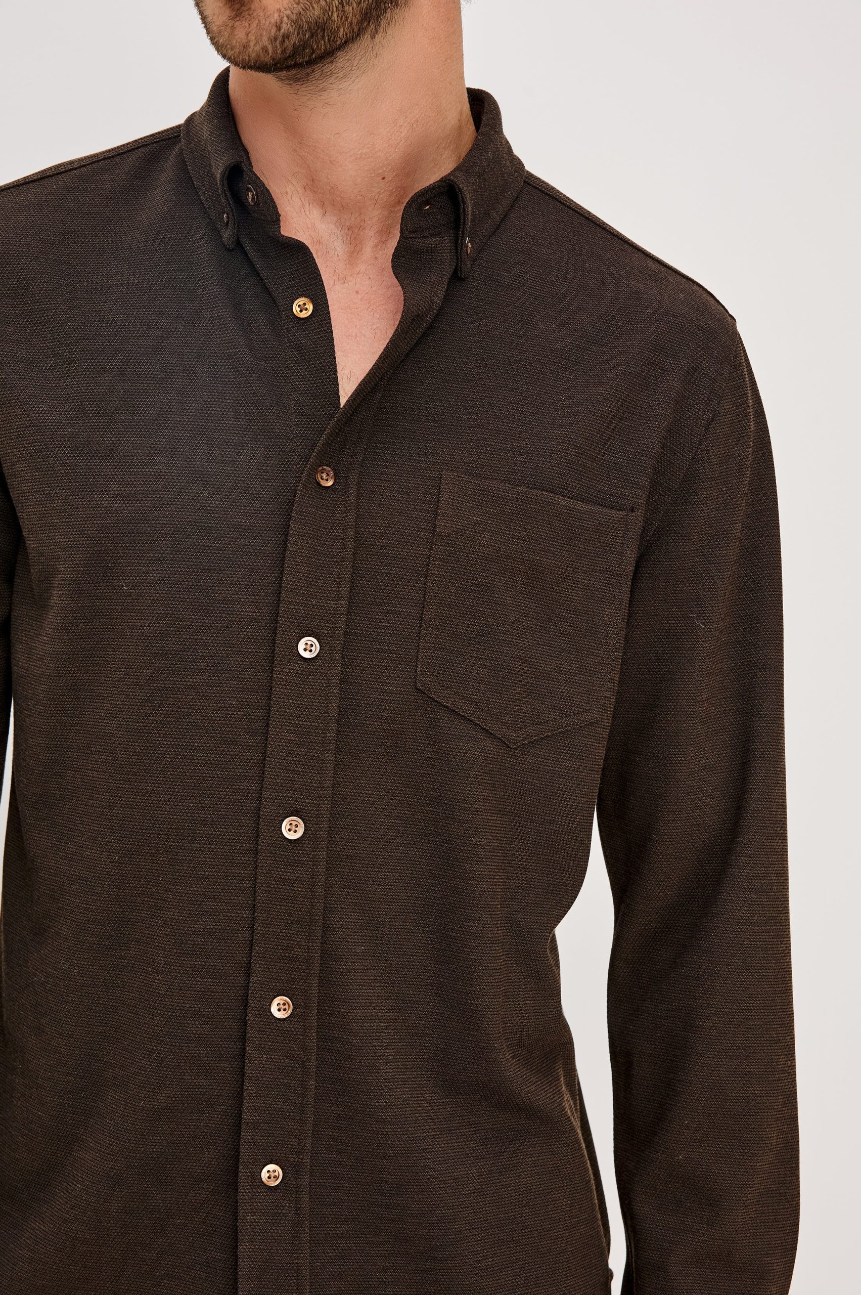 VINCENT SHIRT - ESPRESSO - Image 2