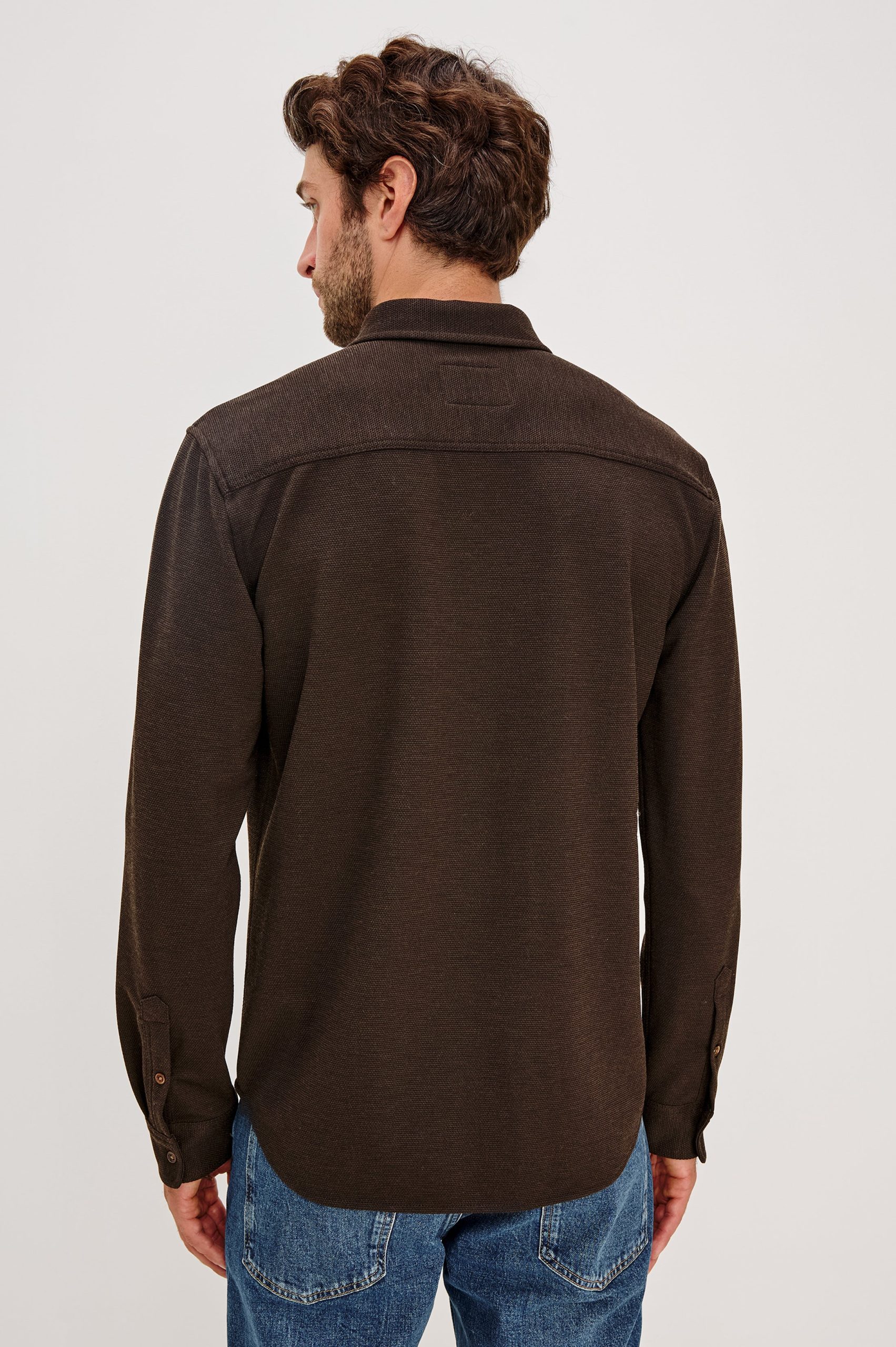 VINCENT SHIRT - ESPRESSO - Image 5