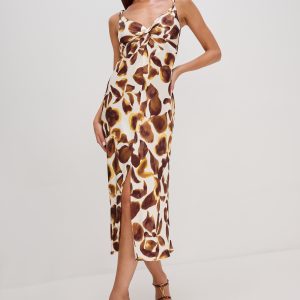 VIVIANA DRESS - ESPRESSO LILY