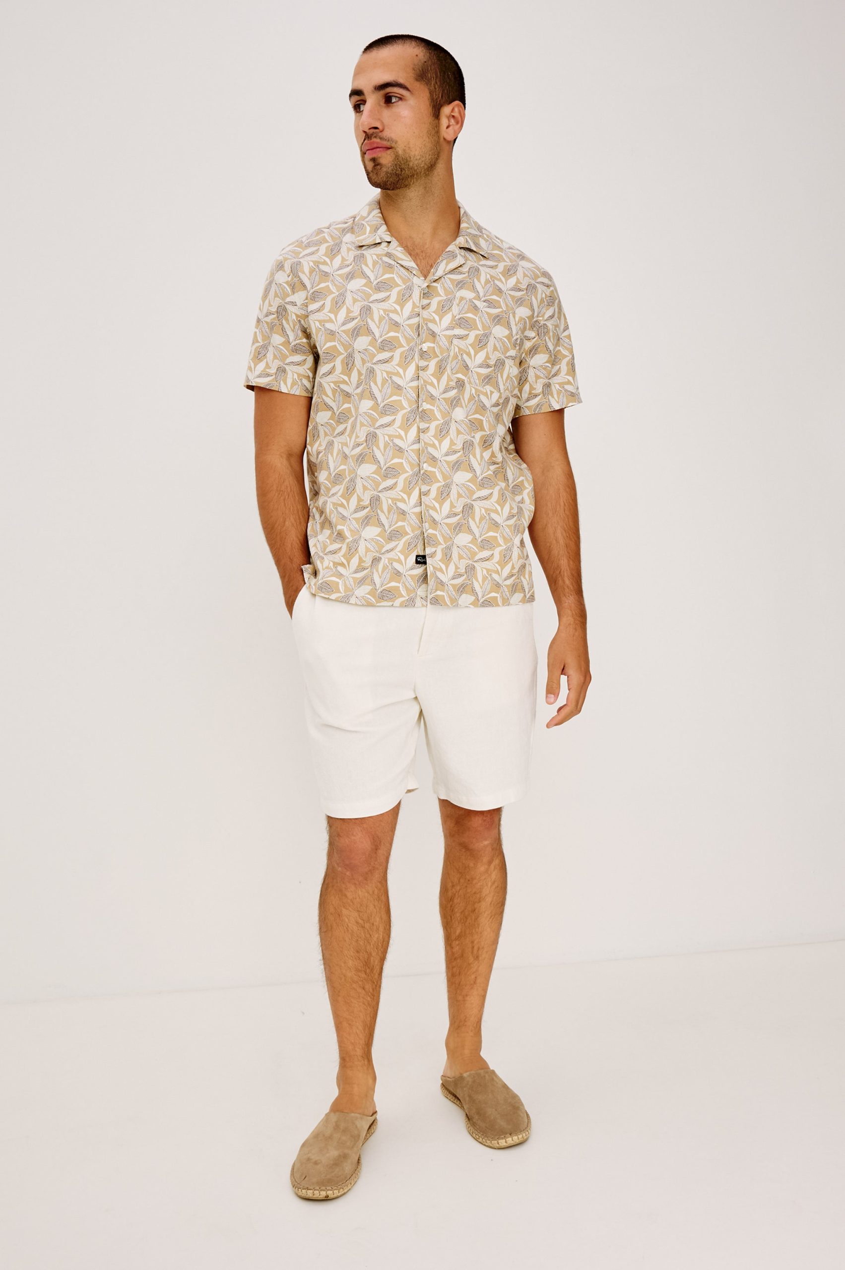 WAIMEA SHIRT - BANANA LEAF KHAKI - Image 3