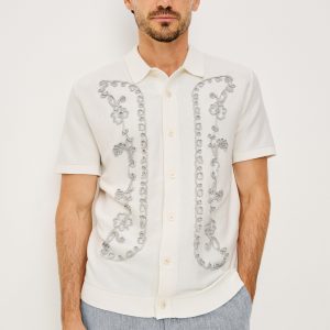 WALDEN SHIRT - WHITE OAT FLORAL