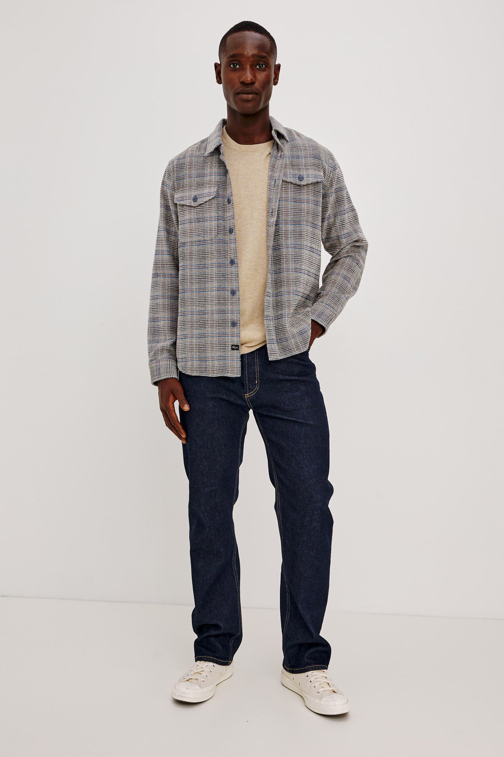 WARREN OVERSHIRT - OAT MERIDIAN CHENILLE - Image 3