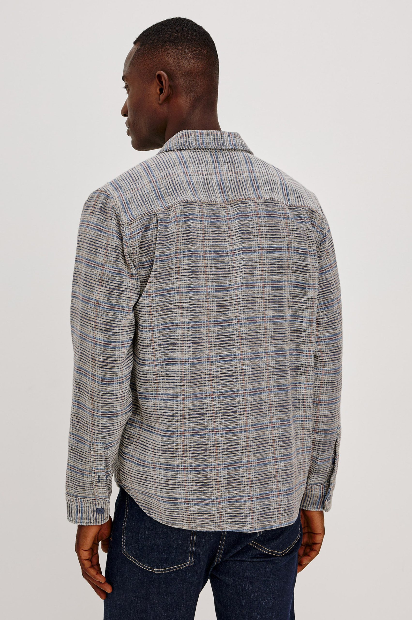 WARREN OVERSHIRT - OAT MERIDIAN CHENILLE - Image 4