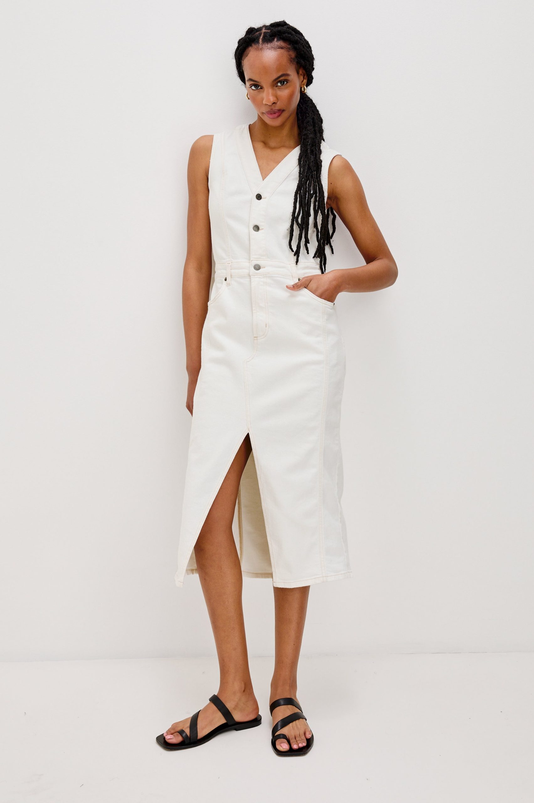 WESTWOOD DRESS - VINTAGE ECRU