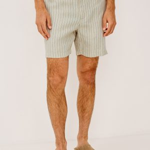 WILSON SHORT - ECRU MULTI STRIPE