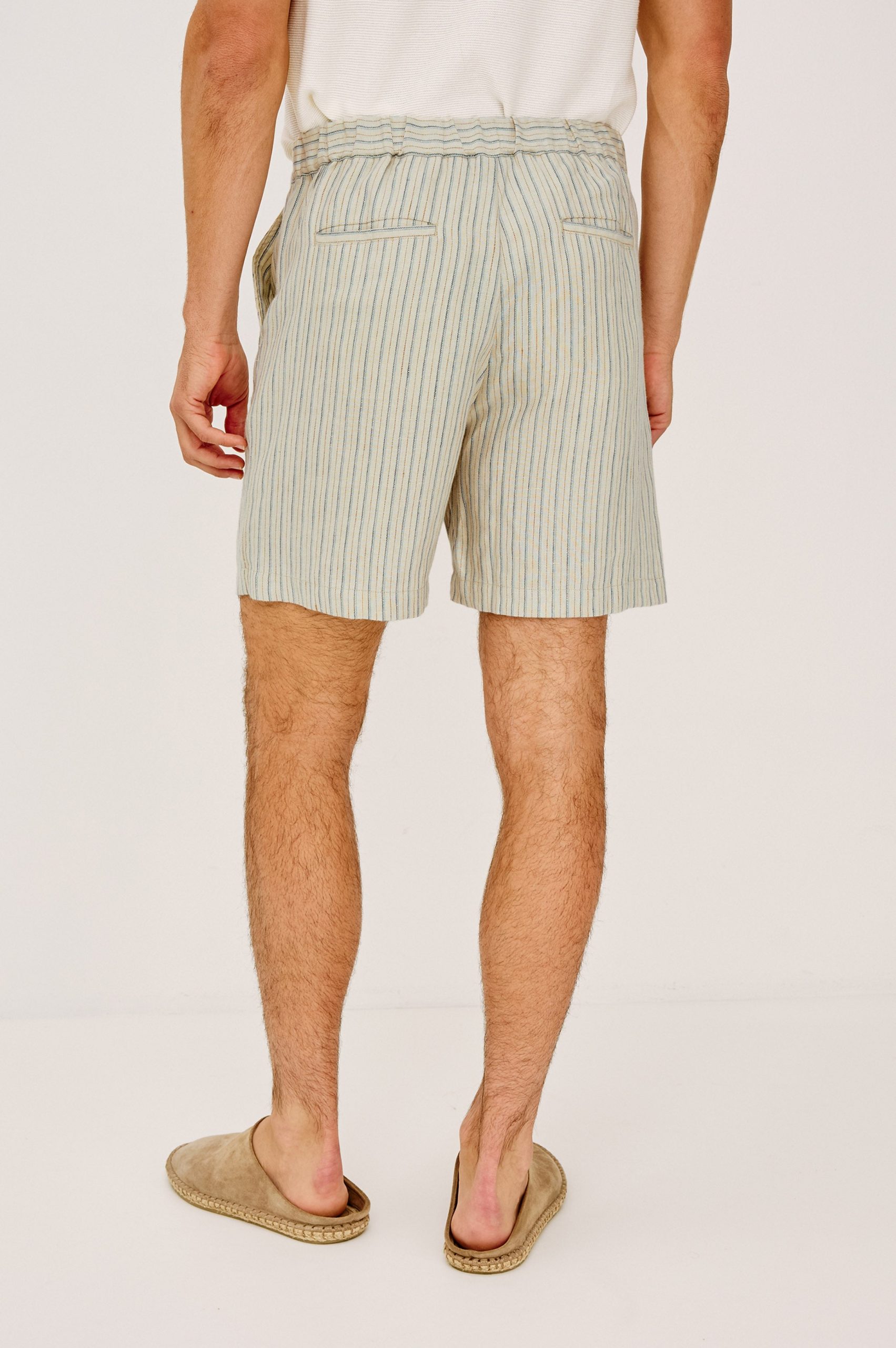 WILSON SHORT - ECRU MULTI STRIPE - Image 5