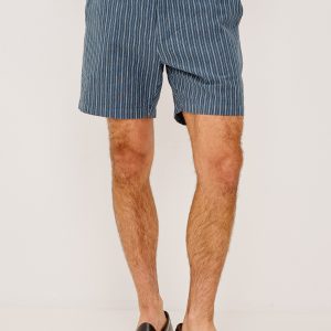 WILSON SHORT - NAVY MULTI STRIPE