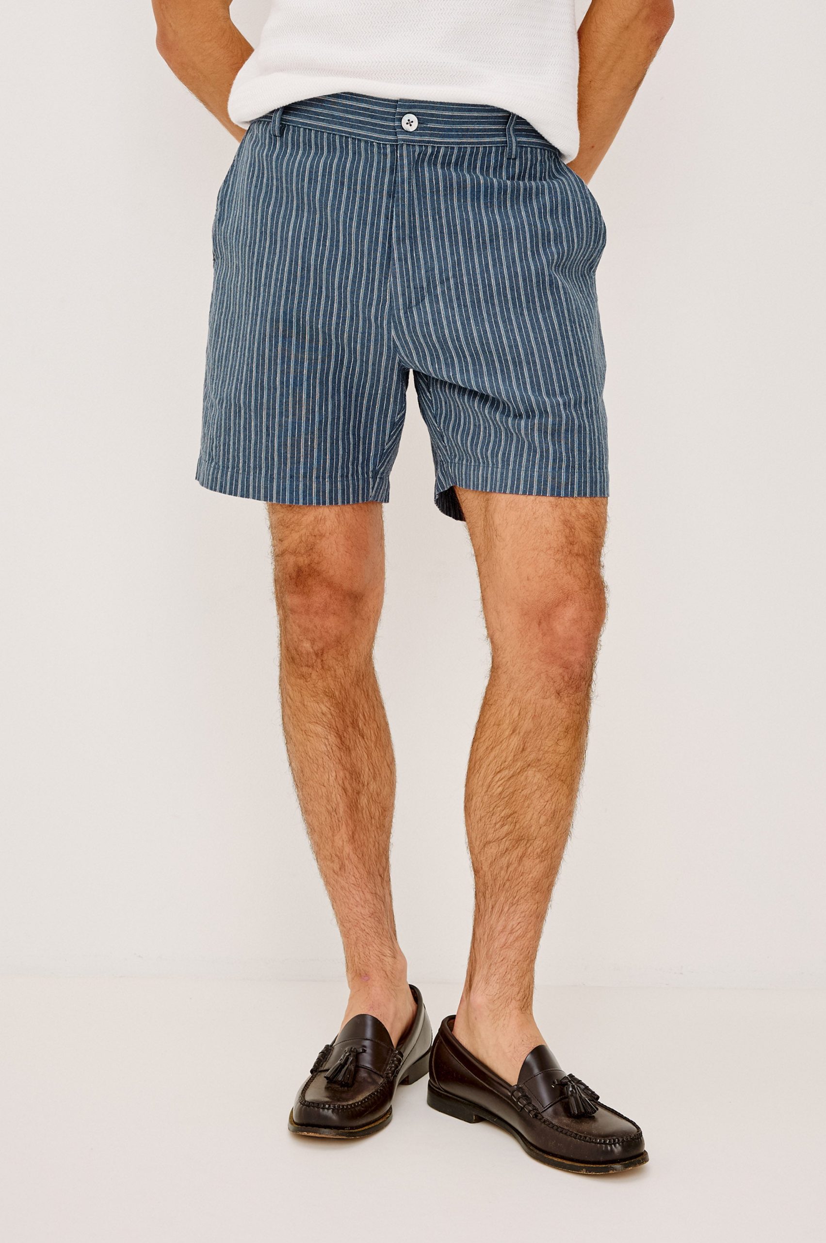 WILSON SHORT - NAVY MULTI STRIPE