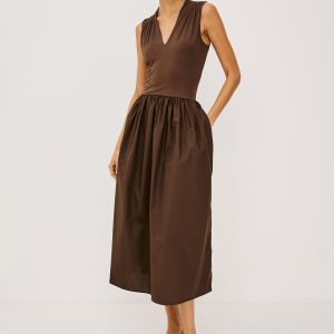 WINNIE DRESS - ESPRESSO