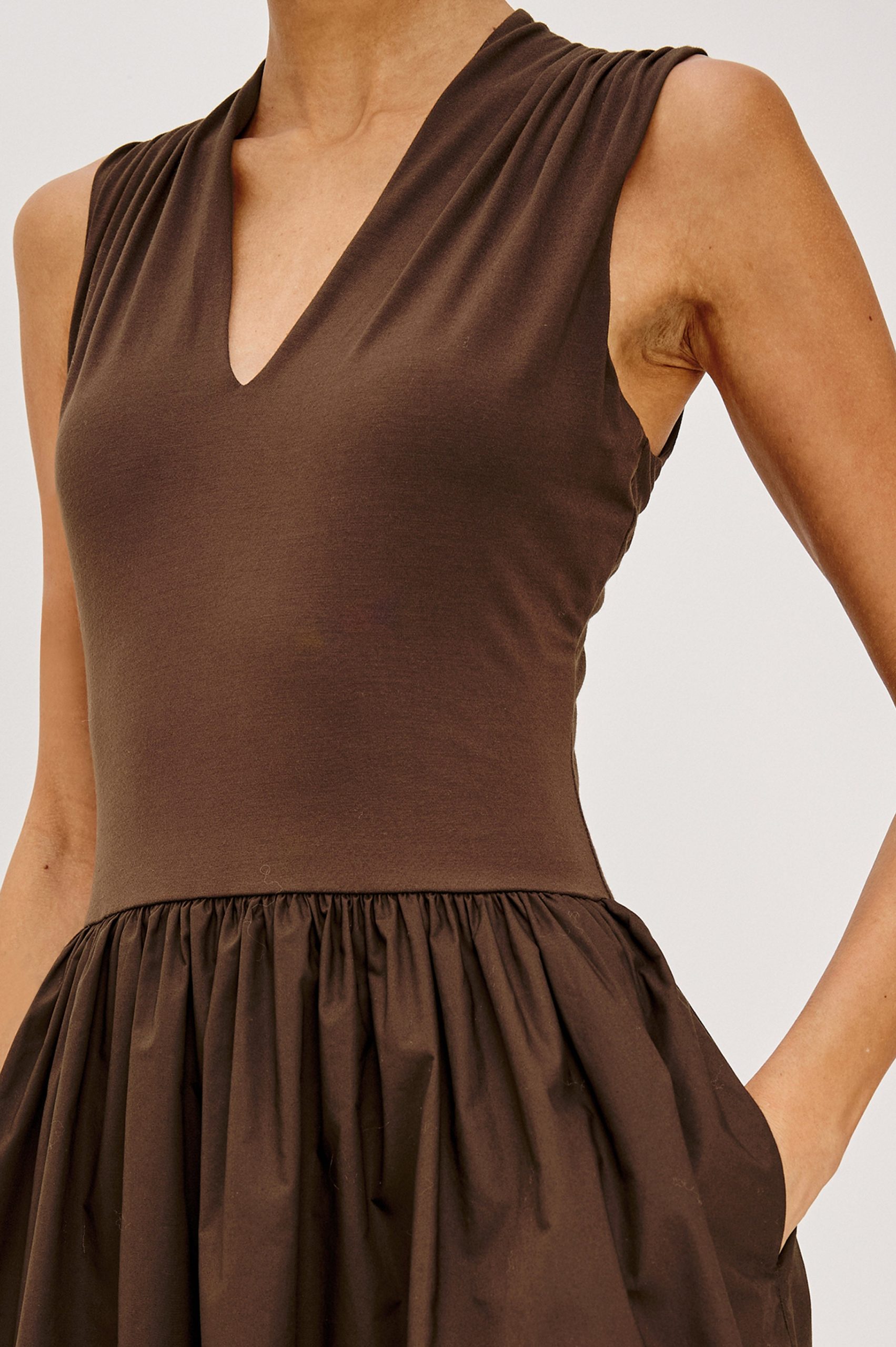 WINNIE DRESS - ESPRESSO - Image 2